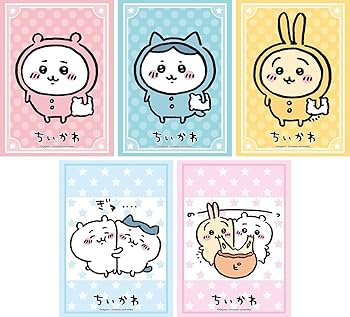 ブシロード スリーブ ちいかわ 計５点 ハチワレ うさぎ パジャマパーティー 等 ブシロード スリーブ ちいかわ 計5点 ハチワレ うさぎ パジャマ